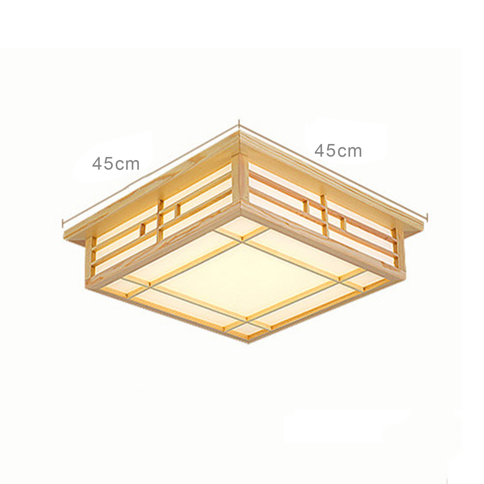 Japanese Style LED Ceiling Mount Lamp Ceiling Light Downlight Square CeilingLamp