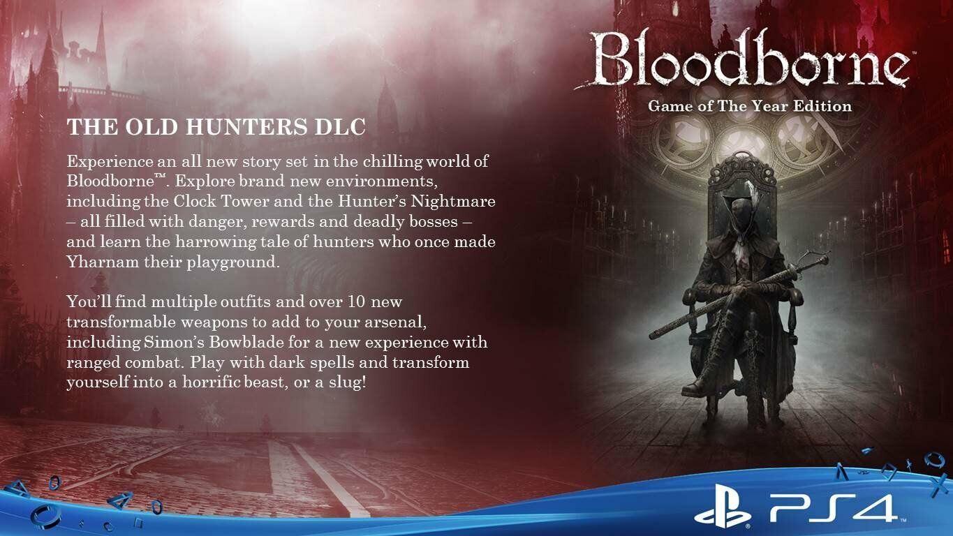 Bloodborne: Game of the Year Edition - Sony PlayStation 4 [PS4 PS5 GOTY] NEW