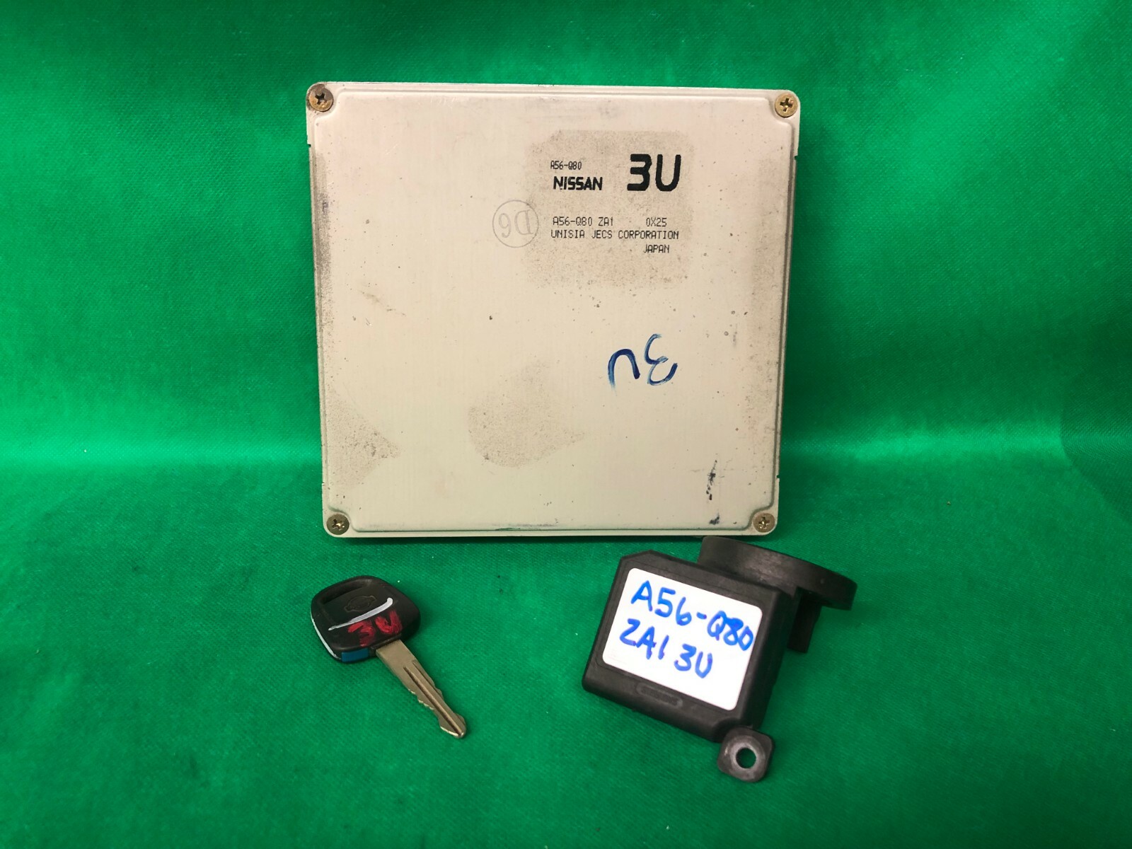 PROGRAMMED KEY 01 NISSAN I30 MAXIMA ECM ECU PCM A56-Q80 ZA1 3U REBUILT