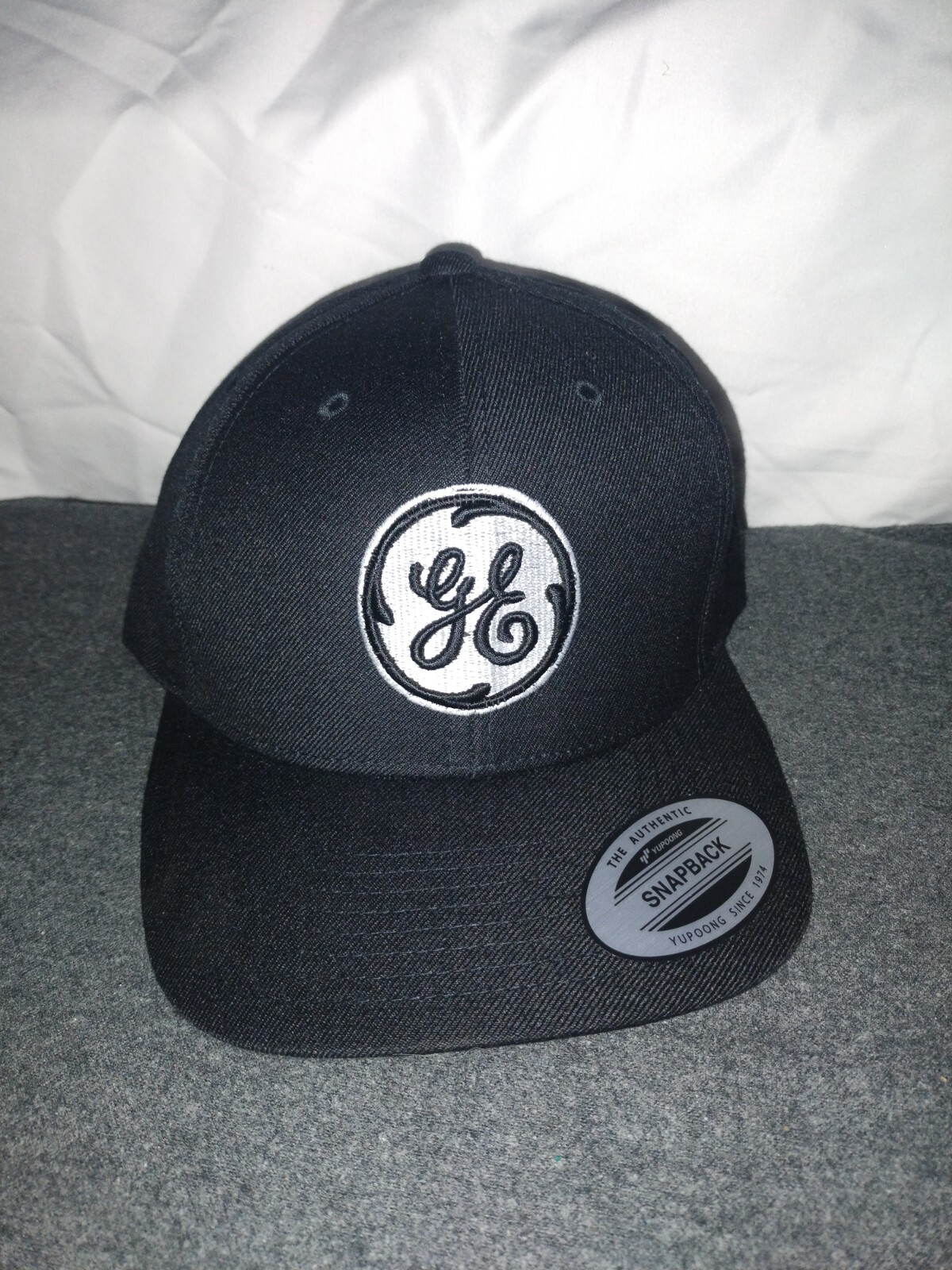 General Electric G.E Hat, Black Snapback G.E Aviation