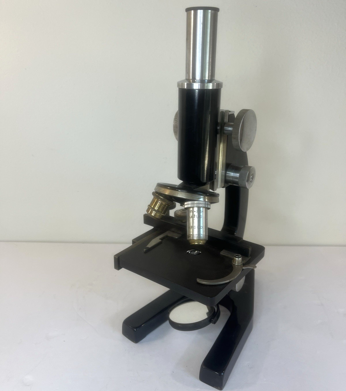 Vintage Graf-Apsco Microscope, German-made, in Original Case