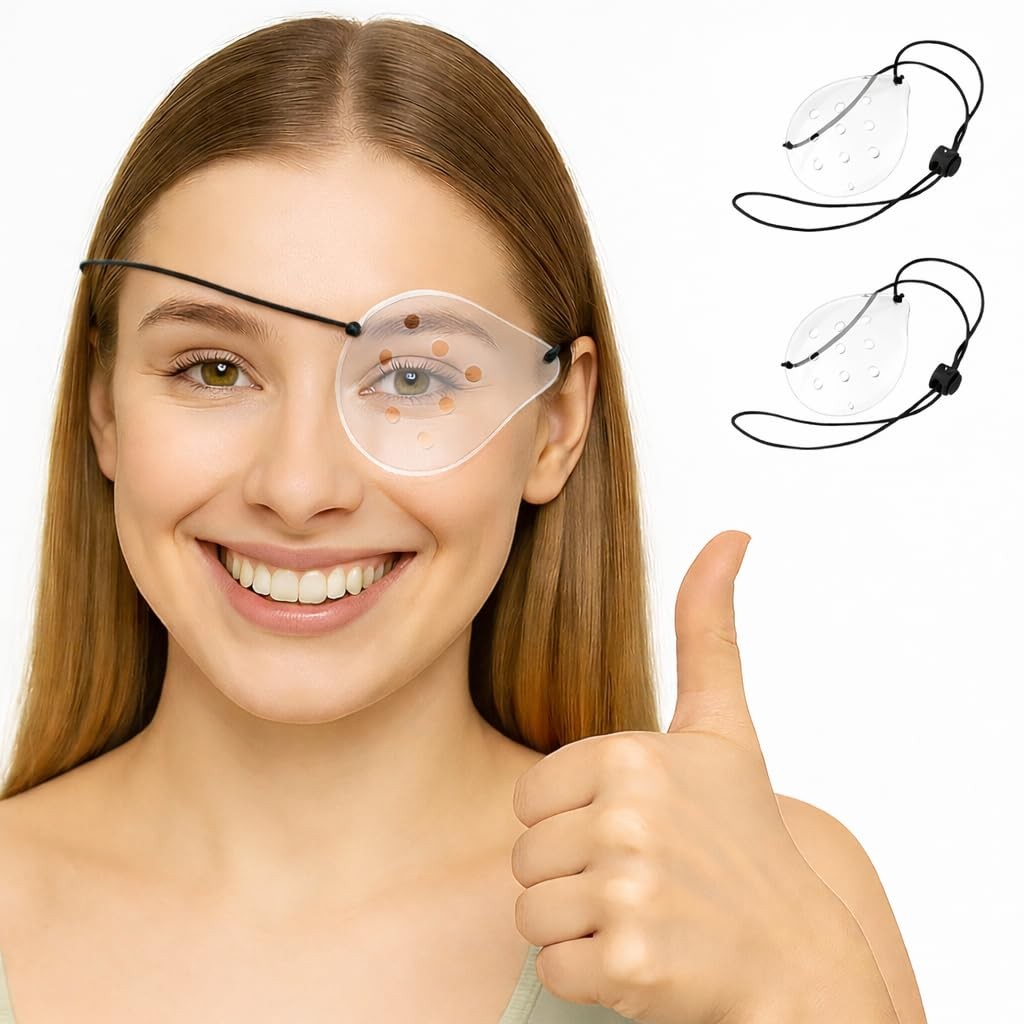 2PCS Eye Shield After Cataract Surgery, Cataract Eye Shield With Adjustable E...