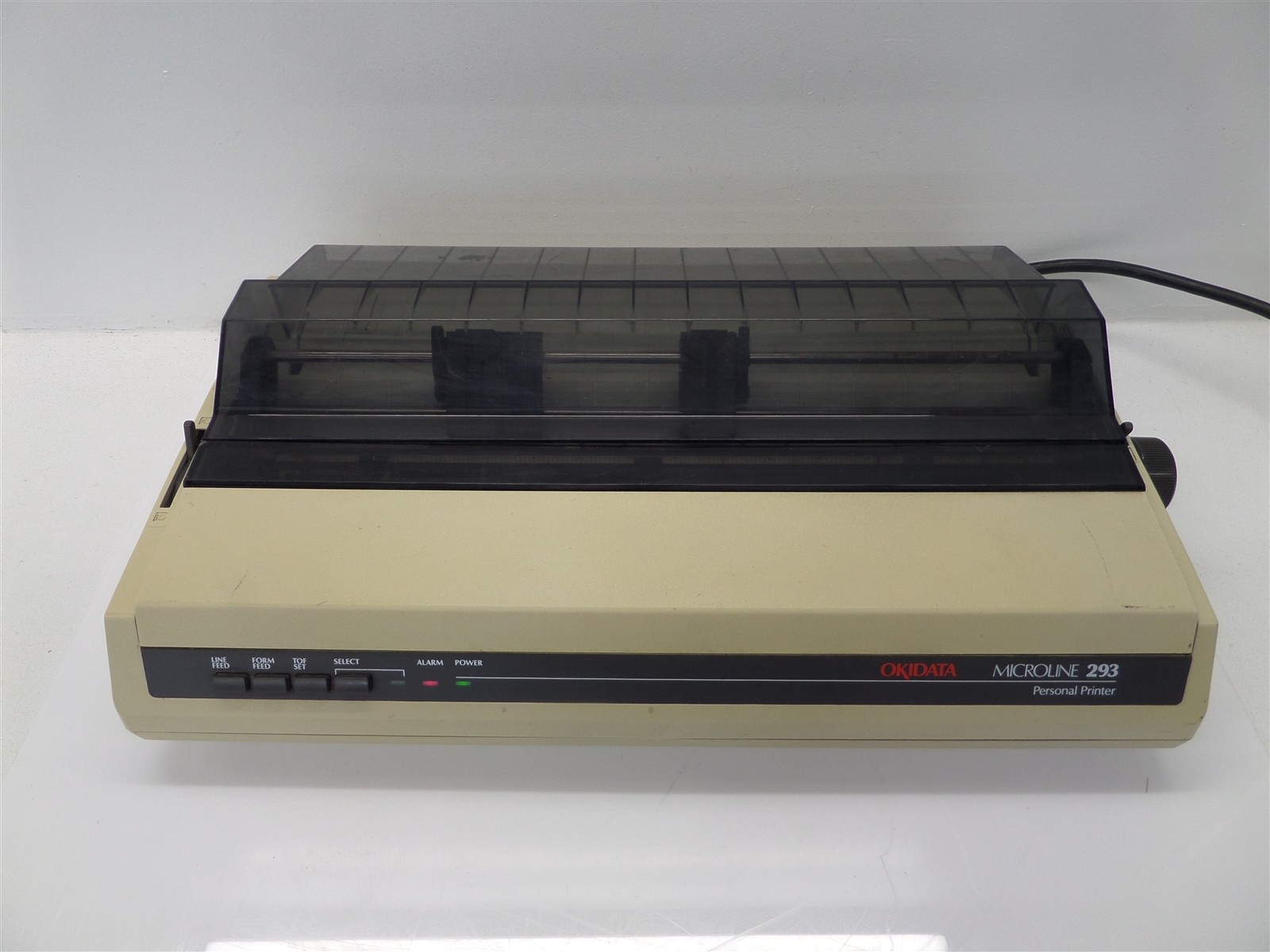 Vintage Okidata Microline 293 Dot Matrix Printer GE8261B - Printhead Error