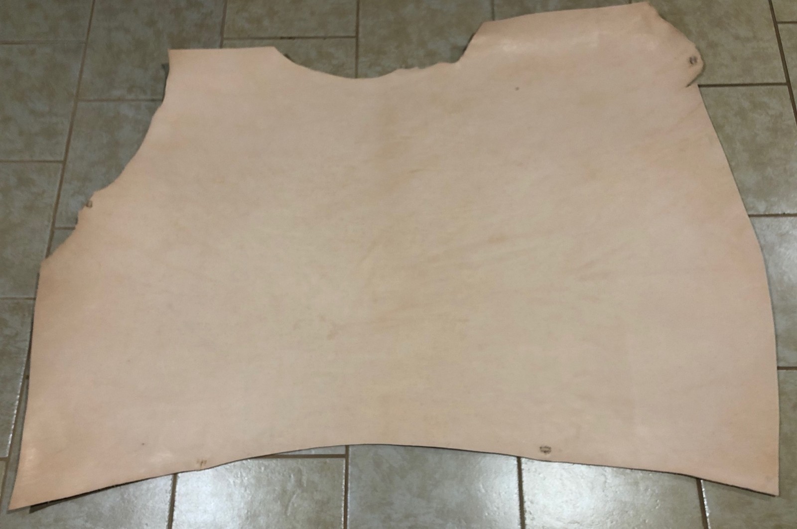9/10oz Leather Veg Tan cowhide Natural Tooling holster belt strap "economy grade