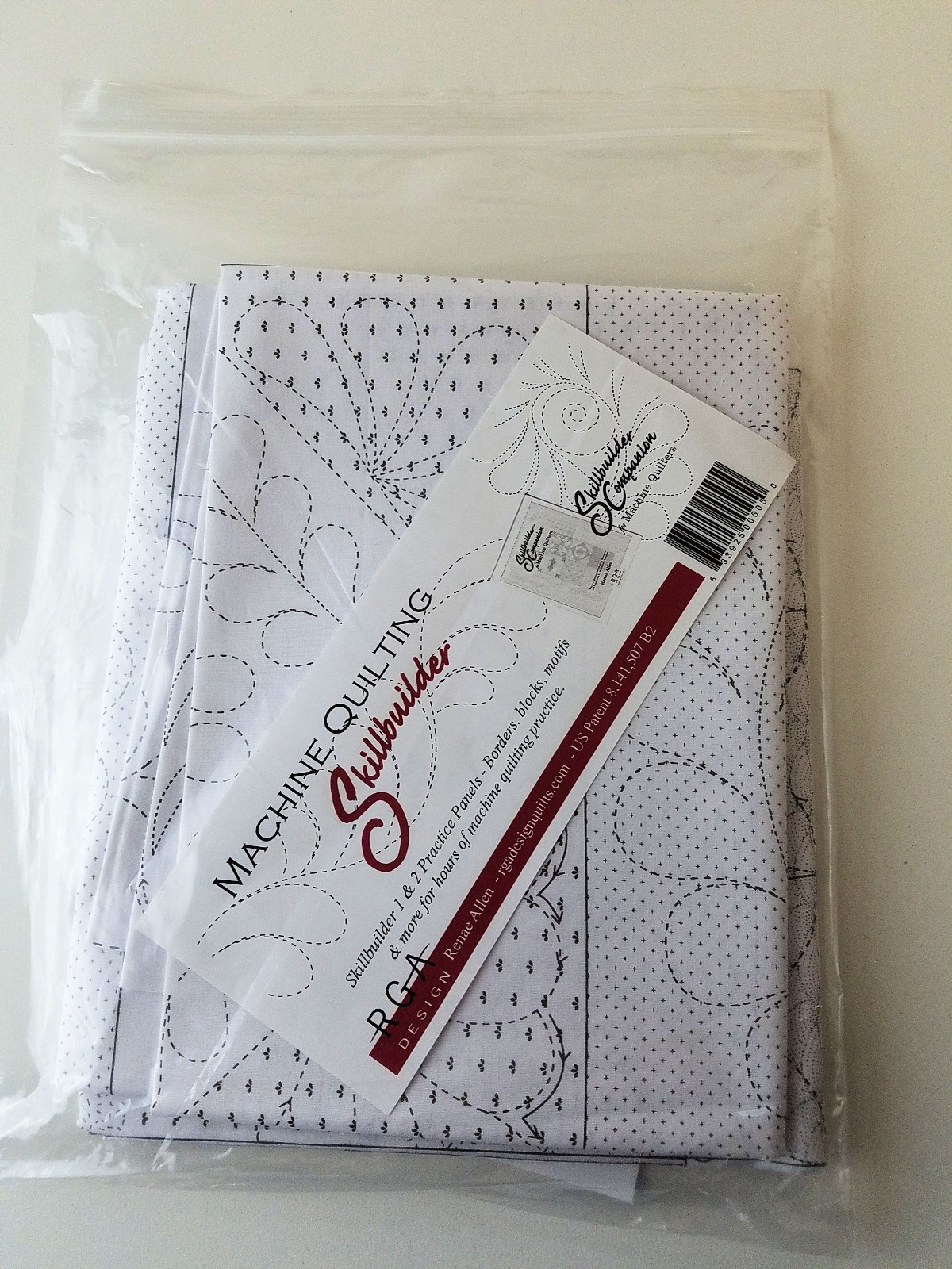 Renae Allen Skillbuilder Companion Machine Quilting +Practice Panels 1 & 2 +more
