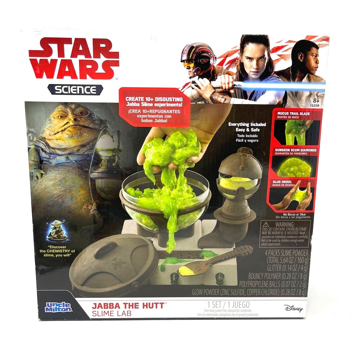 Disney Star Wars Science: Jabba The Hutt Slime Lab: NEW IN BOX Age 8+ Game Toy