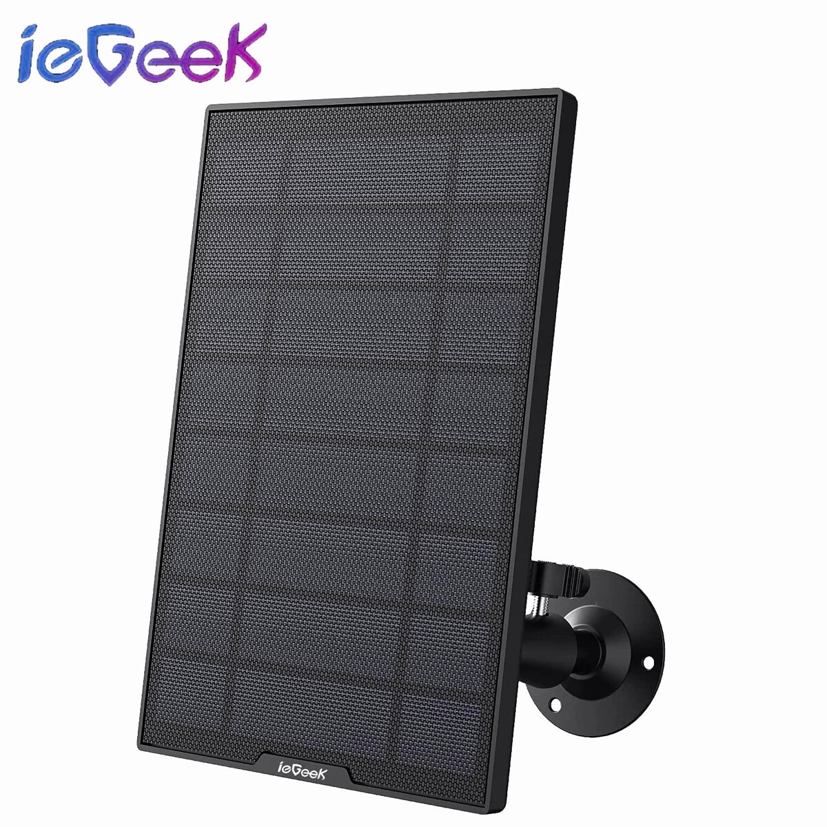 ieGeek Type-C Port Solar Panel for Outdoor Security Camera ,  3 Meters Cable