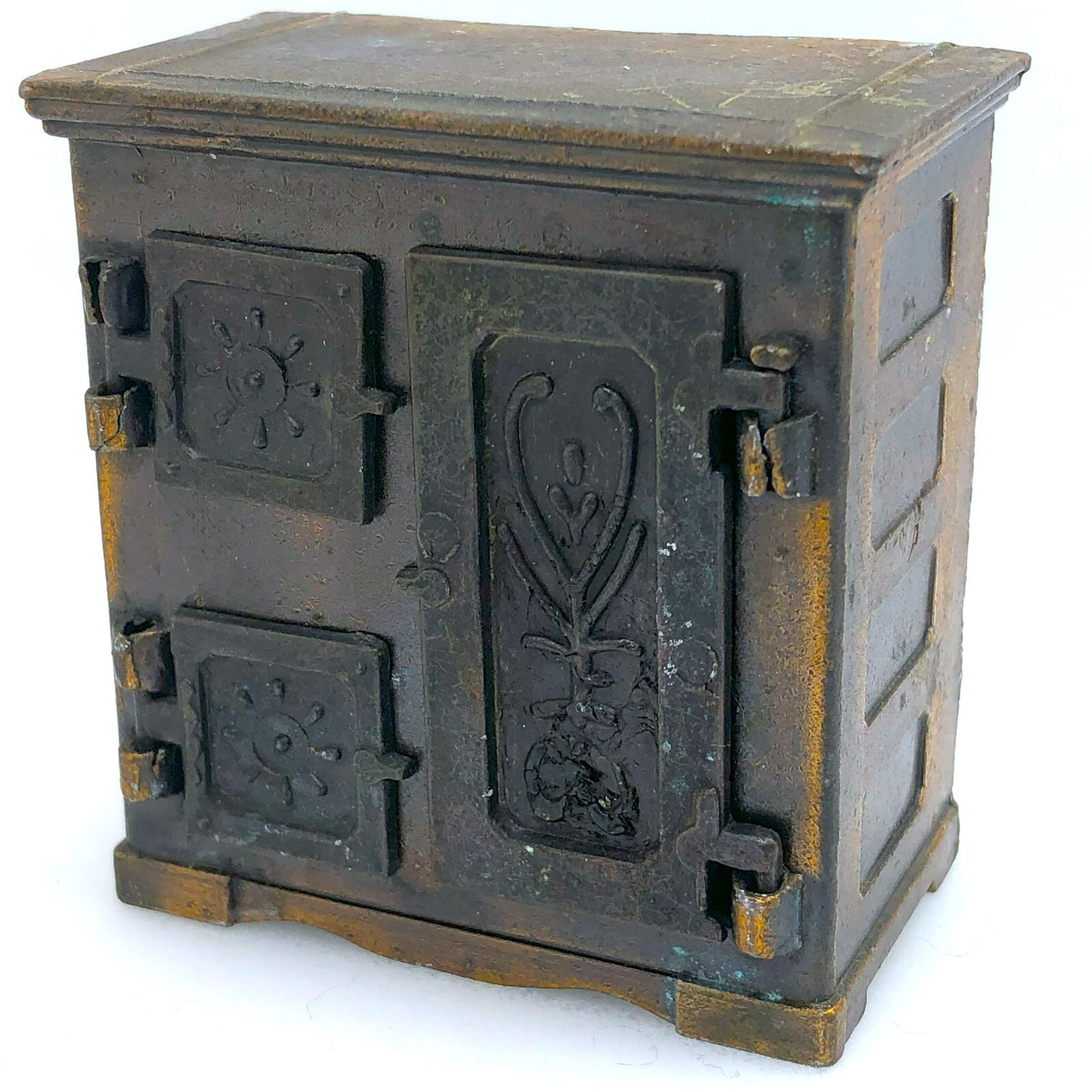 Vintage Miniature PENCIL SHARPENER "Antique ICE BOX"