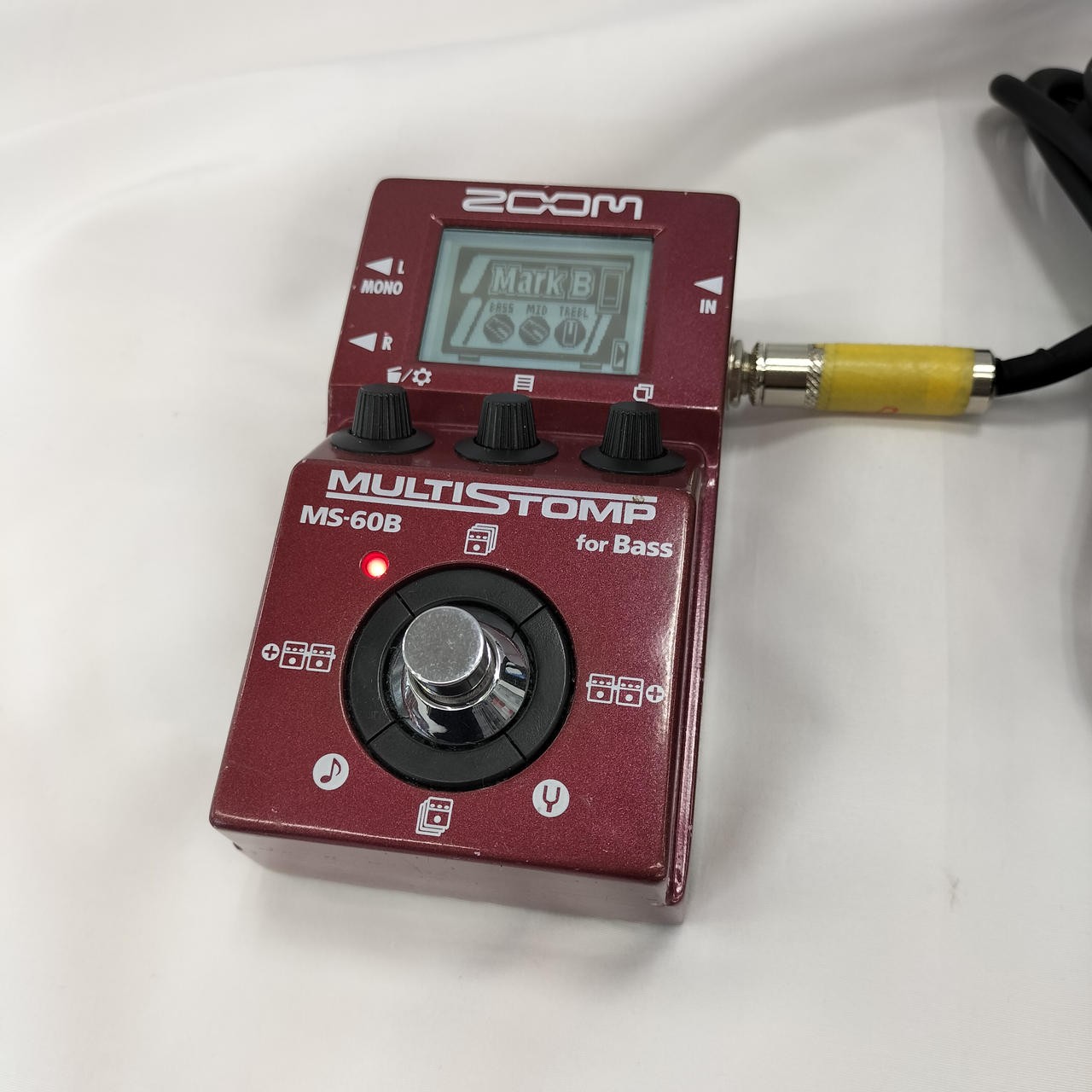 Zoom MS-60B MultiStomp Bass Effects Pedal Multi-Effector Shipped from Japan USED