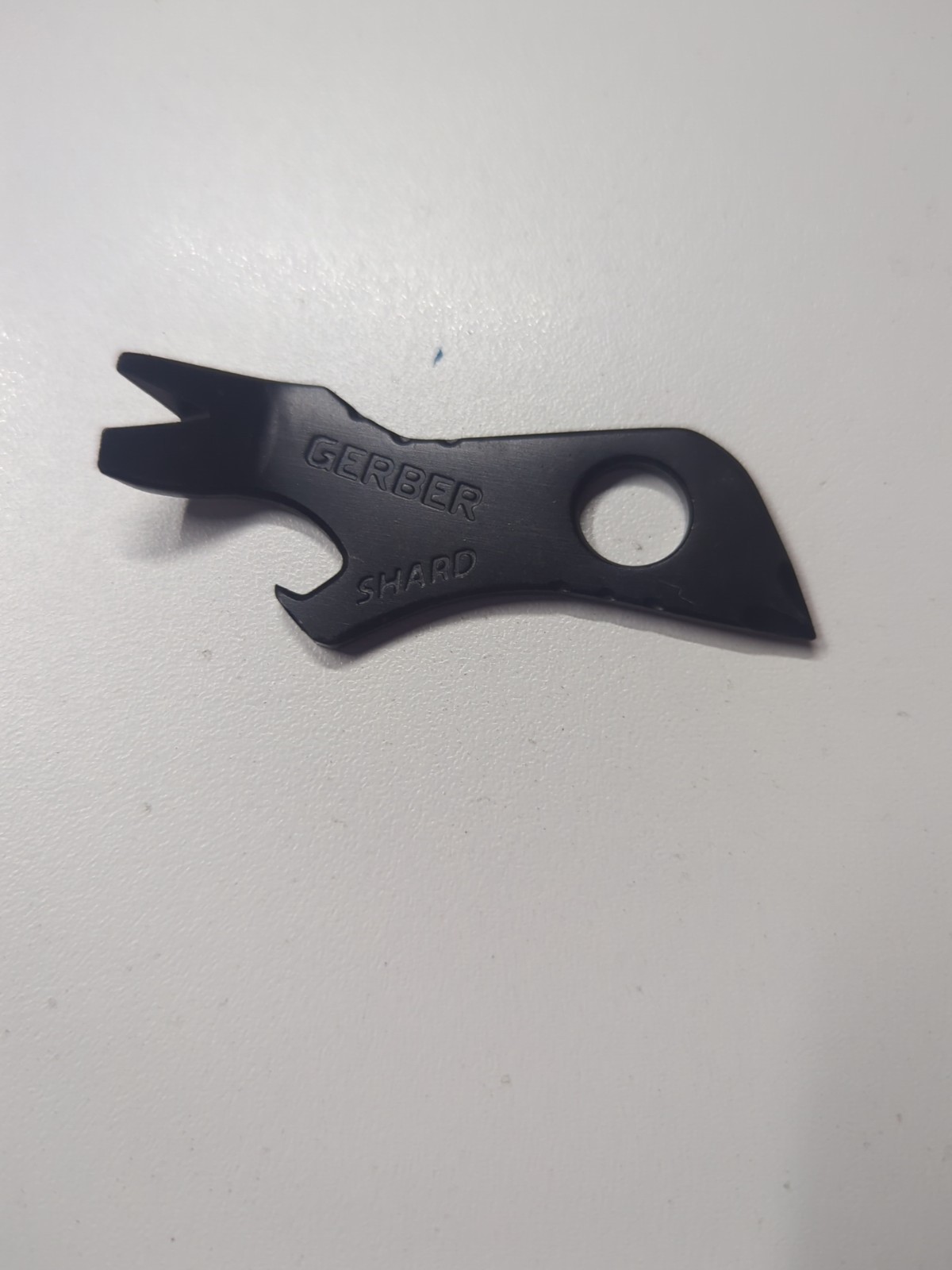 Black Gerber Shard Keychain Multi Tool Screwdriver Bottle Opener Pry Bar