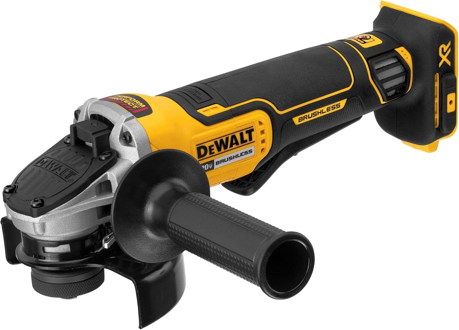 20V MAX* Angle Grinder Tool Cordless Brushless, 4 1/2 Inch, with Paddle Switch
