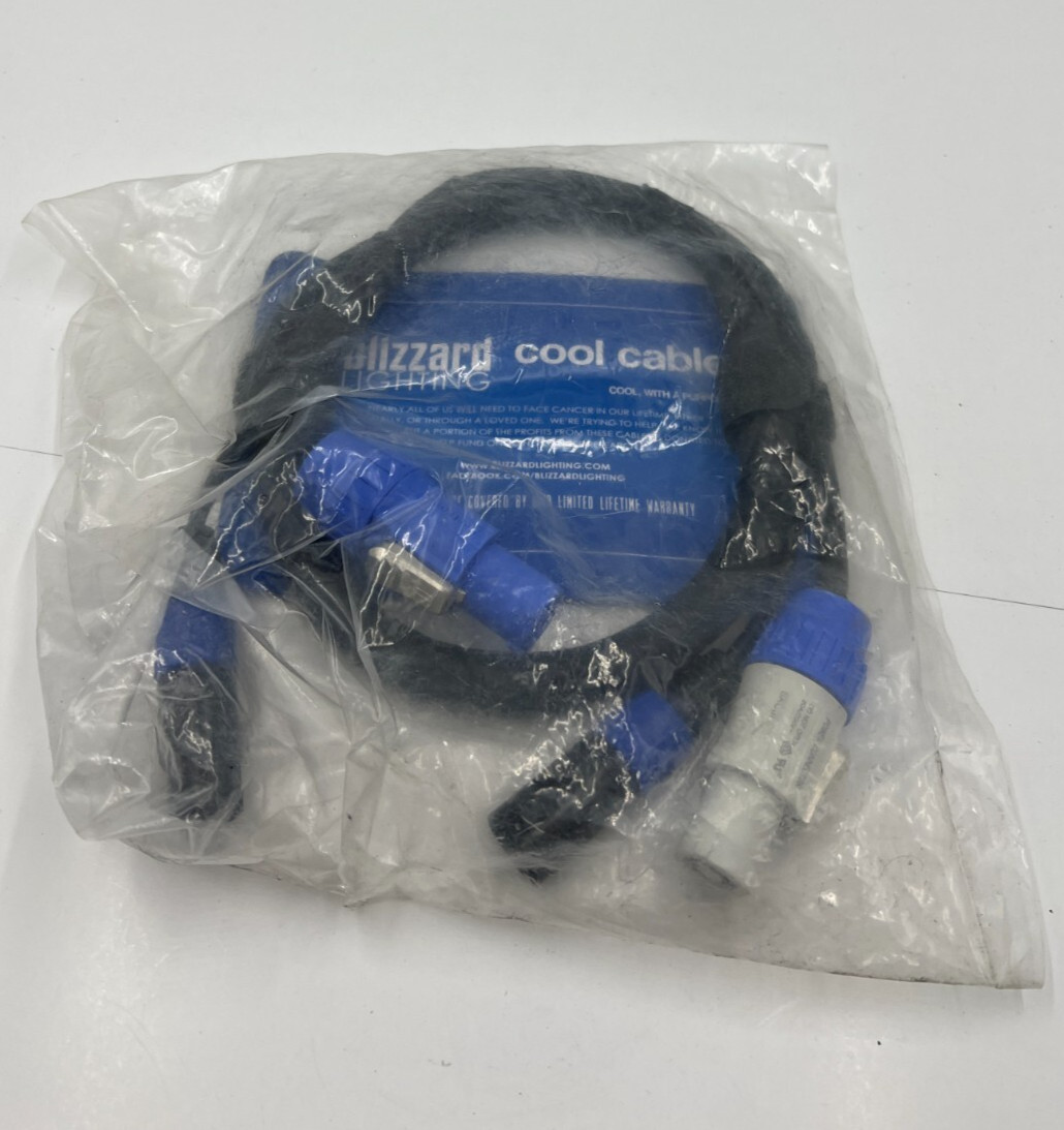 Blizzard DMXPC-3 /COMBO DMX COOL CABLE+POWERCON FITS WITH CABLE 3-FOOT