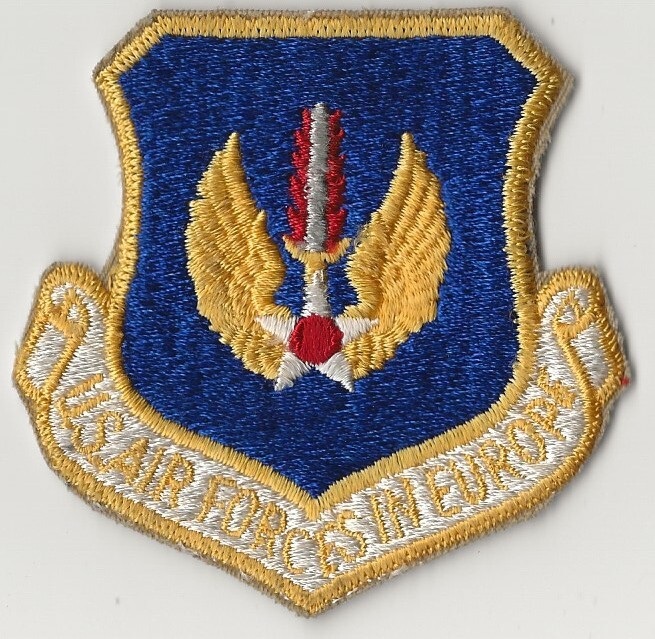 USAF US AIR FORCES IN EUROPE MILITARY PATCH