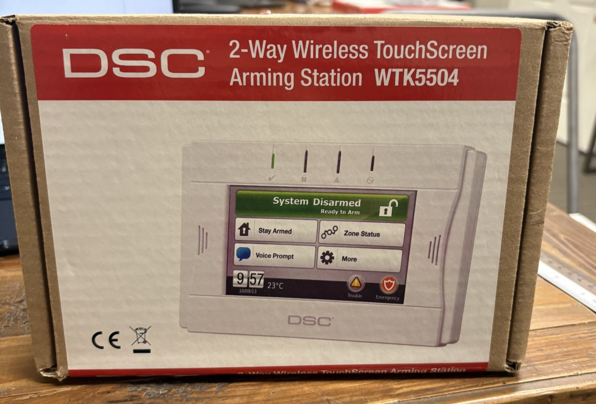 DSC 2 - Way Wireless TouchScreen Arming Station WTK5504