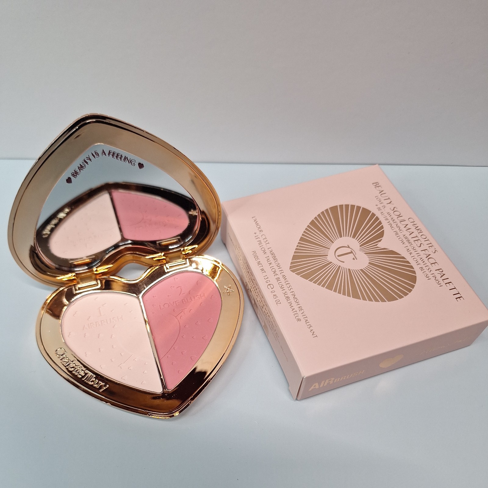Charlotte Tilbury Pillow Talk Beauty Soulmates Face Palette Flawless Pink