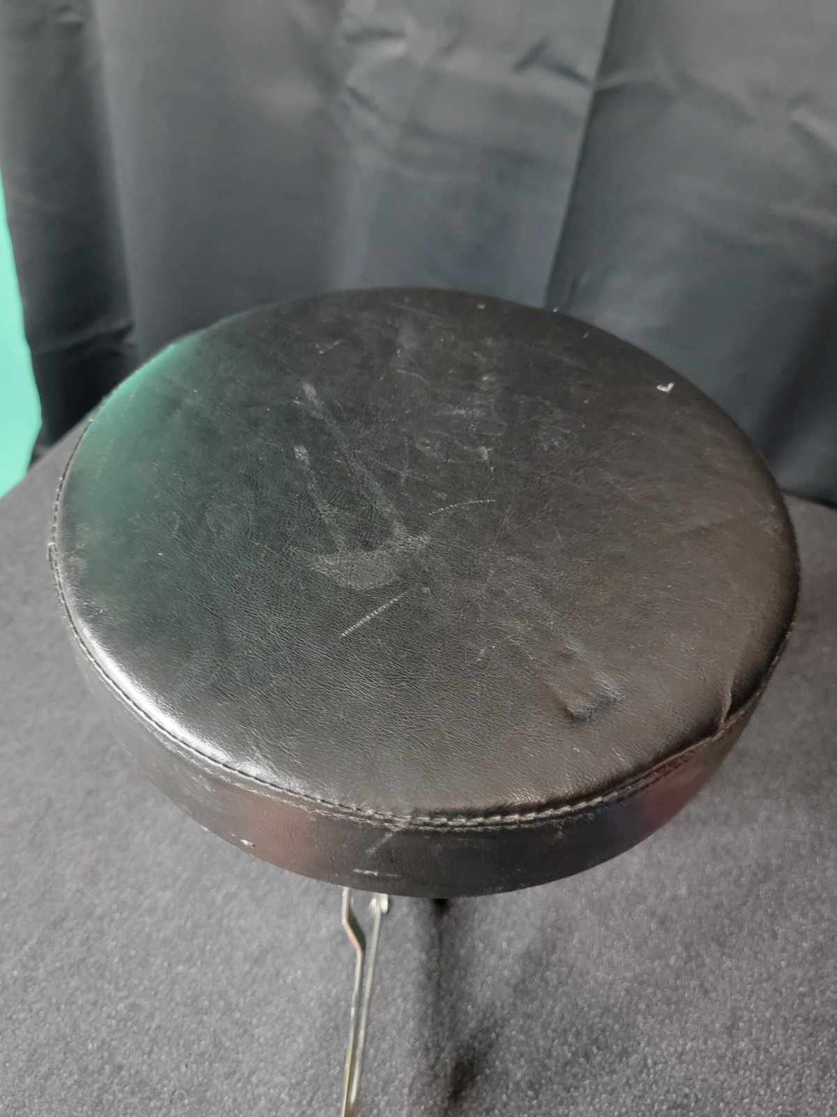 Padded 10" Round Adjustable Drum Stool Throne
