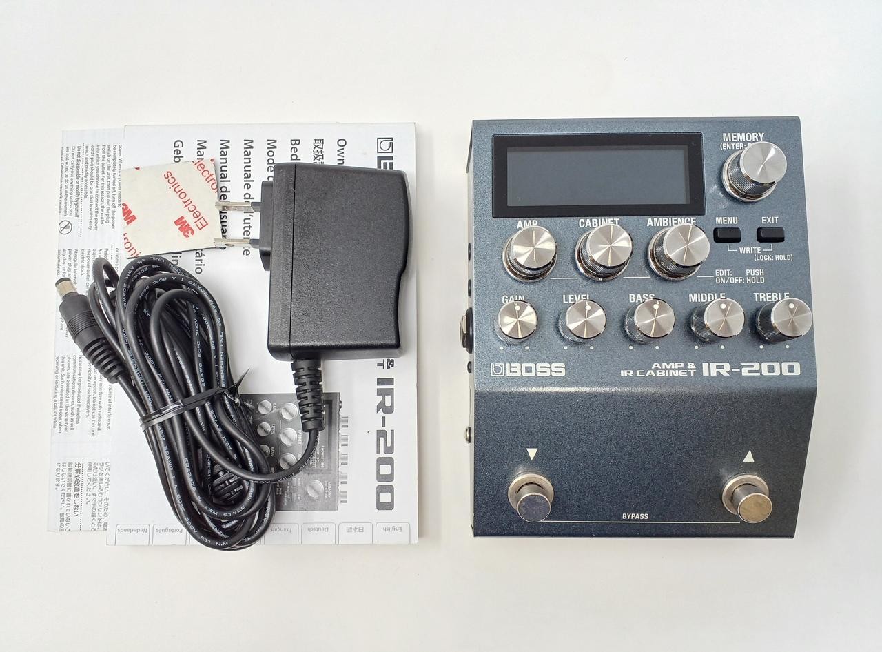 BOSS IR‑200 Amp & Cabinet Simulator IR Loader 128 Amps 128 IRs 96 kHz