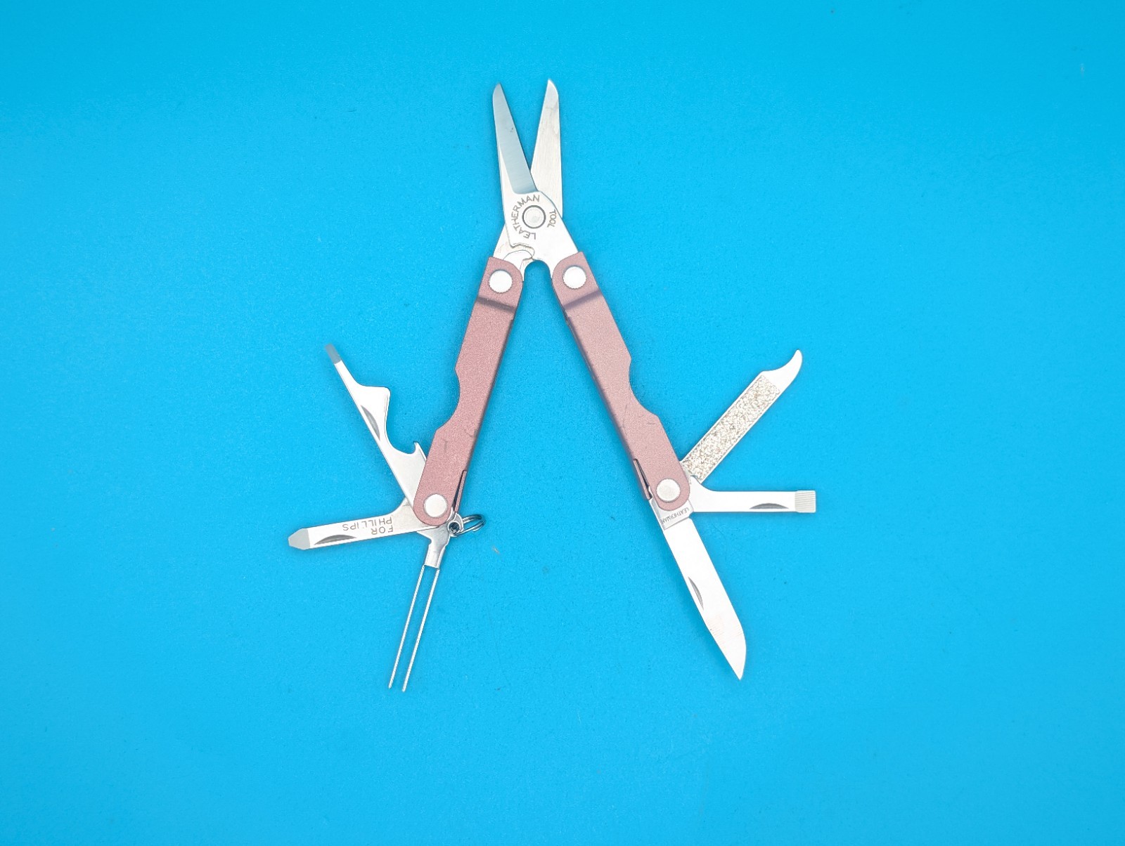Leatherman Micra Multi-Tool, Knife, Scissors, Key Ring!