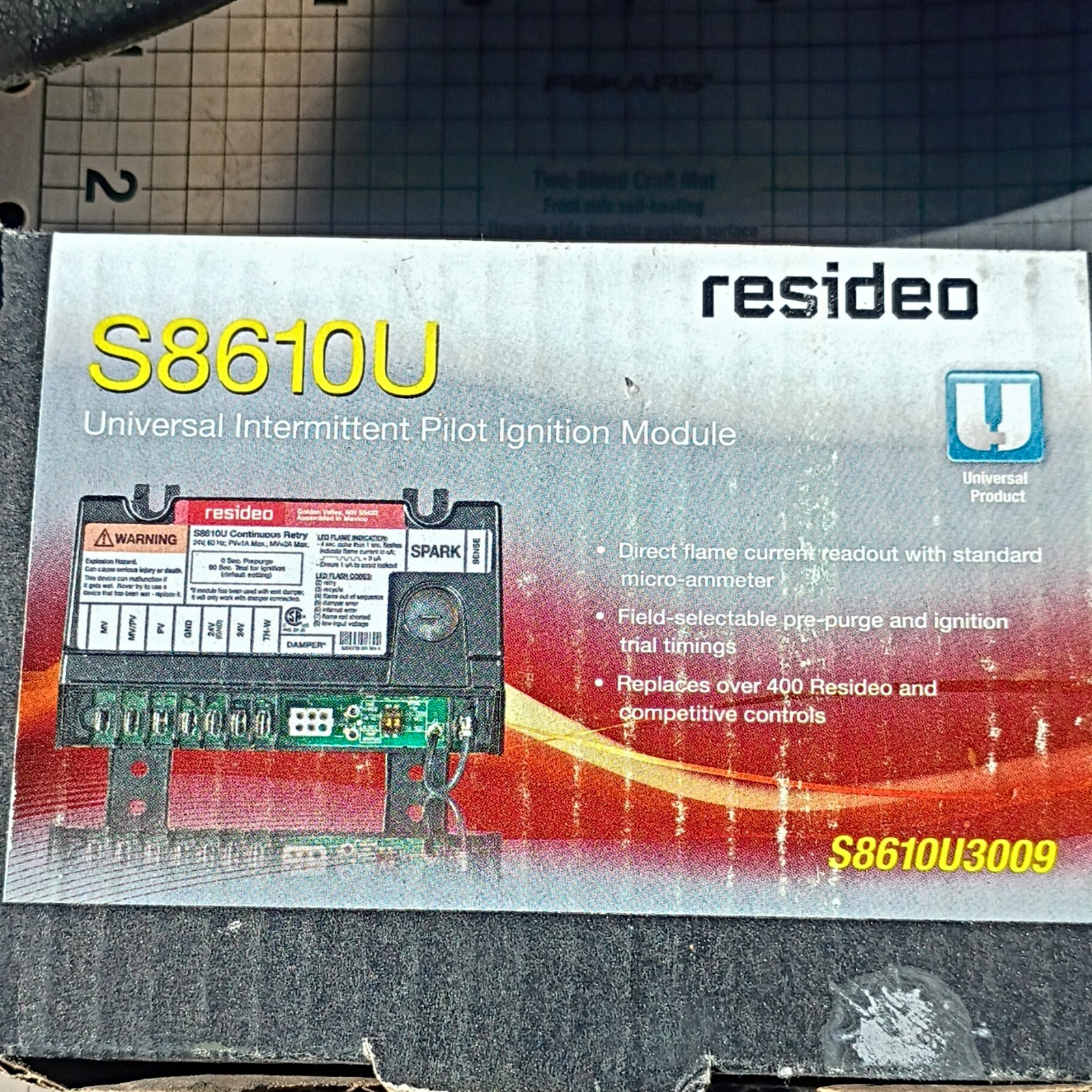 Resideo S8610U Universal Intermittent Pilot Ignition Module 24V S8610U3009