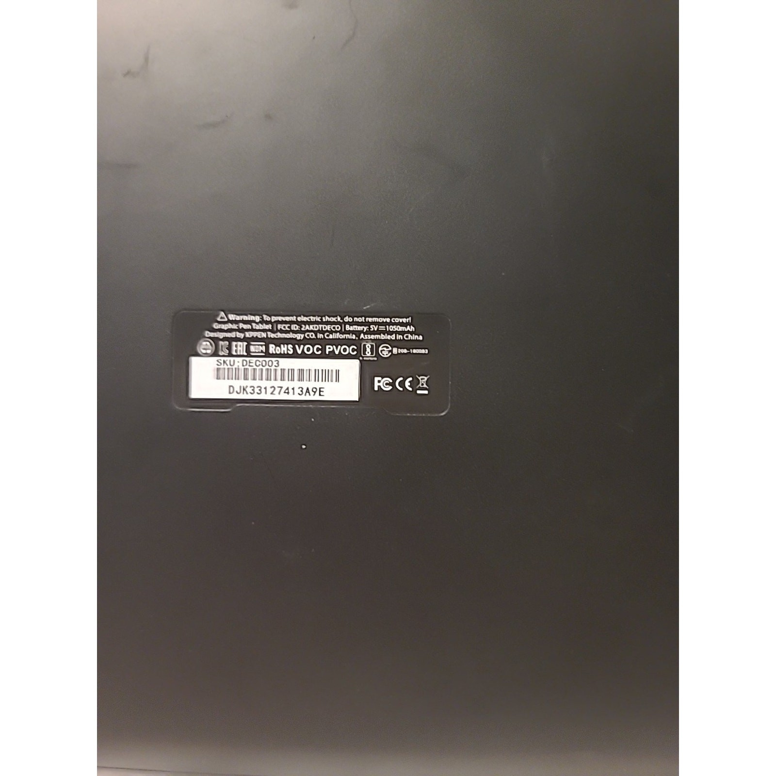 XP-Pen Deco 03 Wireless Graphics Drawing Tablet No Stylus