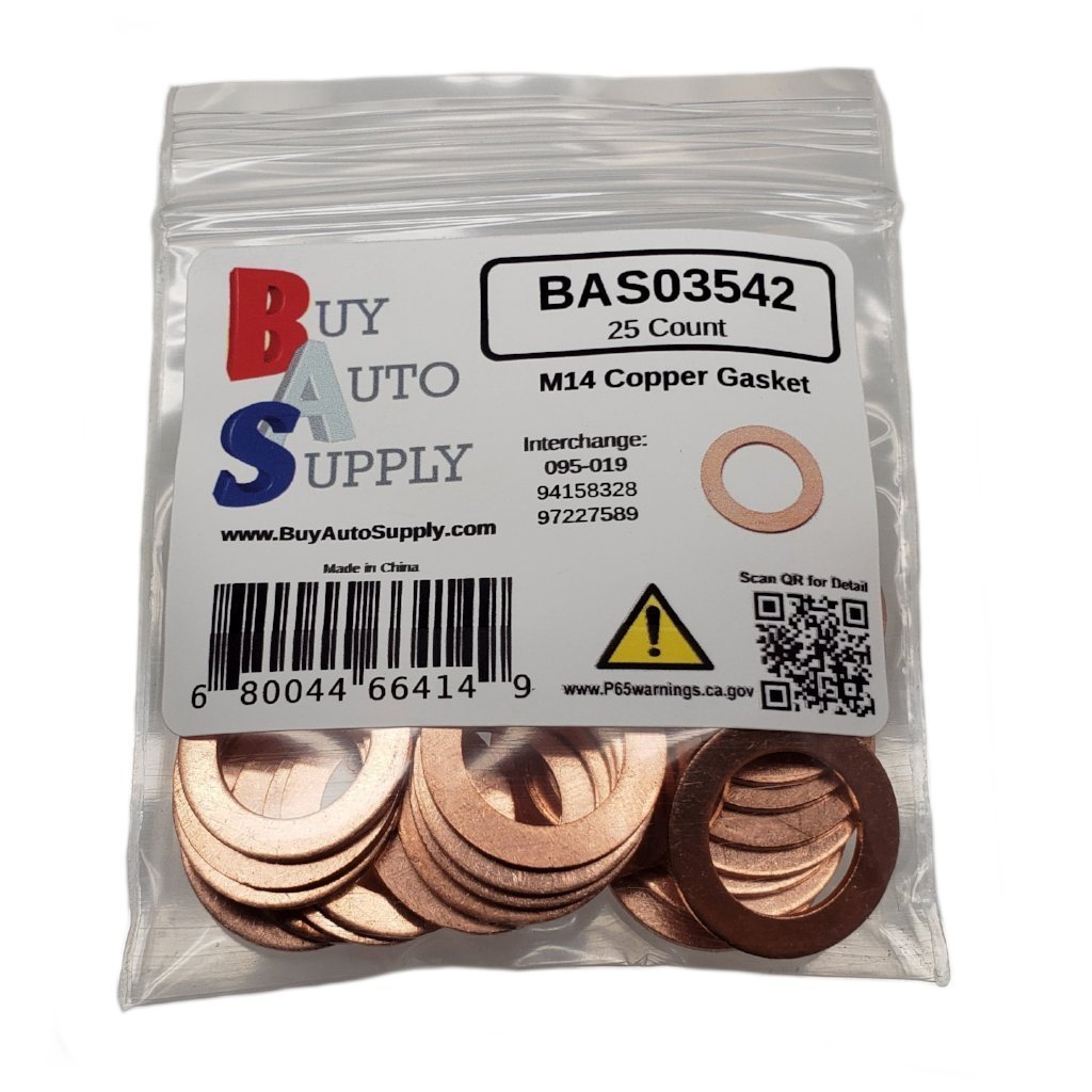 (25) M14 Copper Oil Drain Plug Gasket Fits Dorman 095-019 GM 94158328 97227589