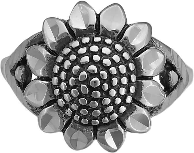 Full Bloom Sunflower Ring size