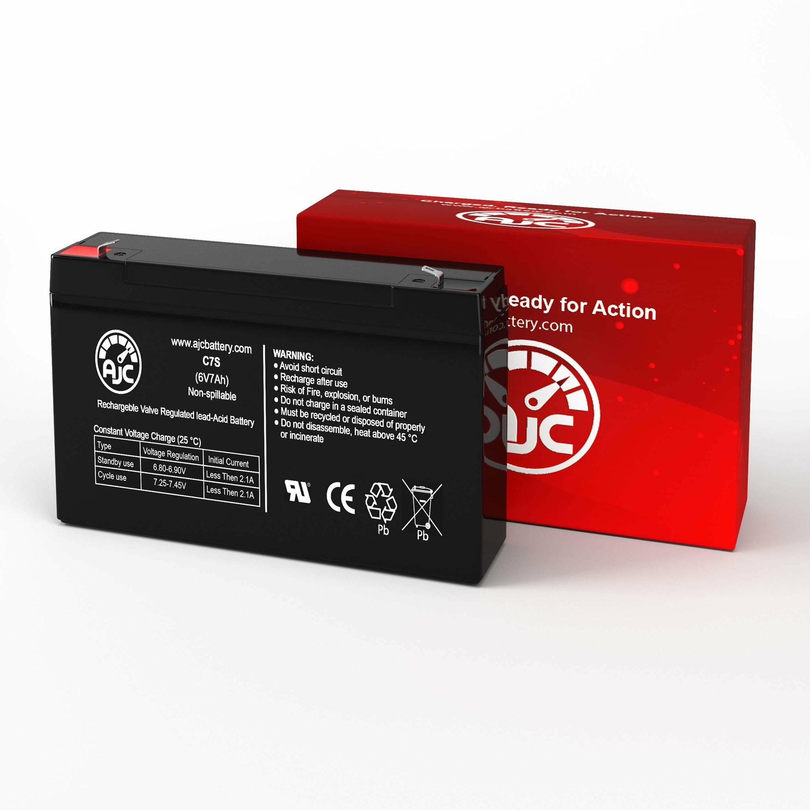 APC BACK-UPS 450 POWERSTACK 450 6V 7Ah UPS Replacement Battery