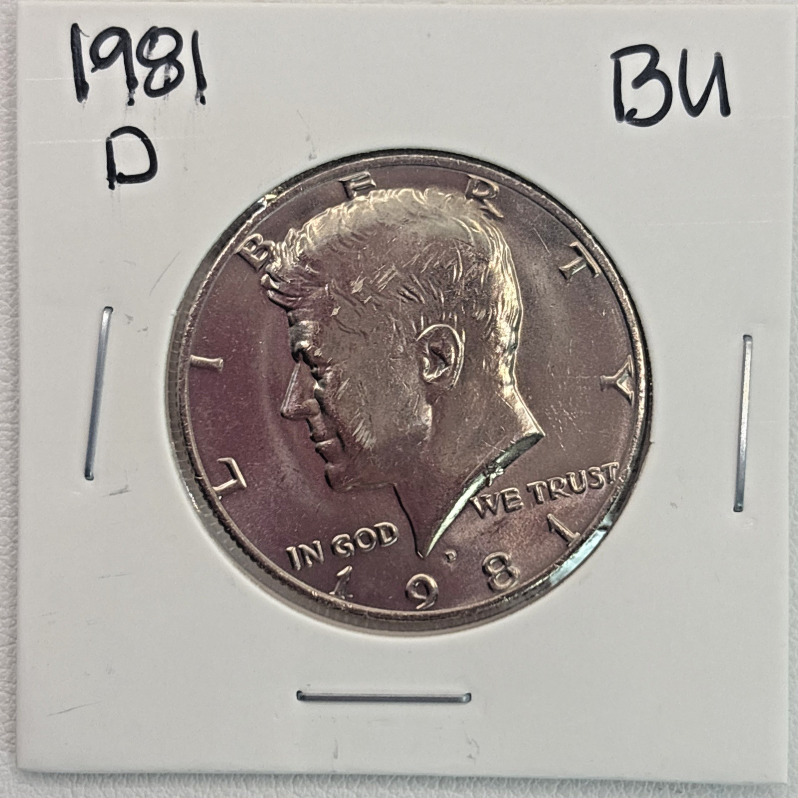 1981-D Kennedy Half Dollar BU (Brilliant Uncirculated) Denver Mint
