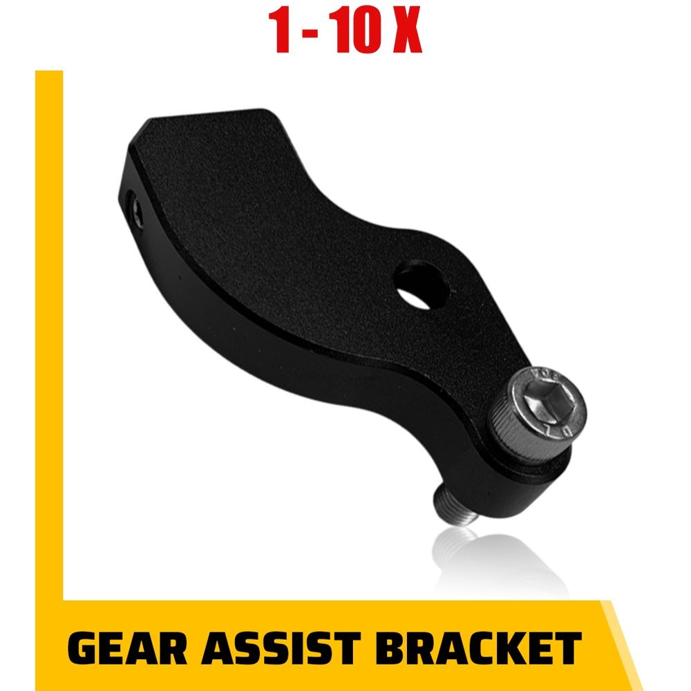 1-10 For 2017-2025 Harley Davidson Tri Glide Ultra Shift Assist Bracket M8 Black