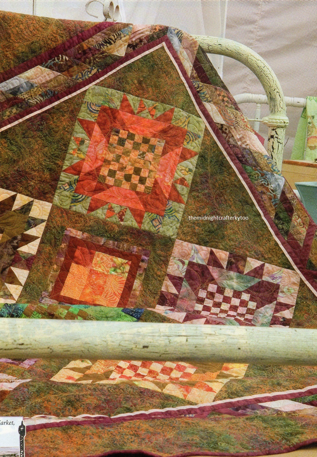 Reflections Of The Smokies Quilt Pattern Pieced/Applique CV