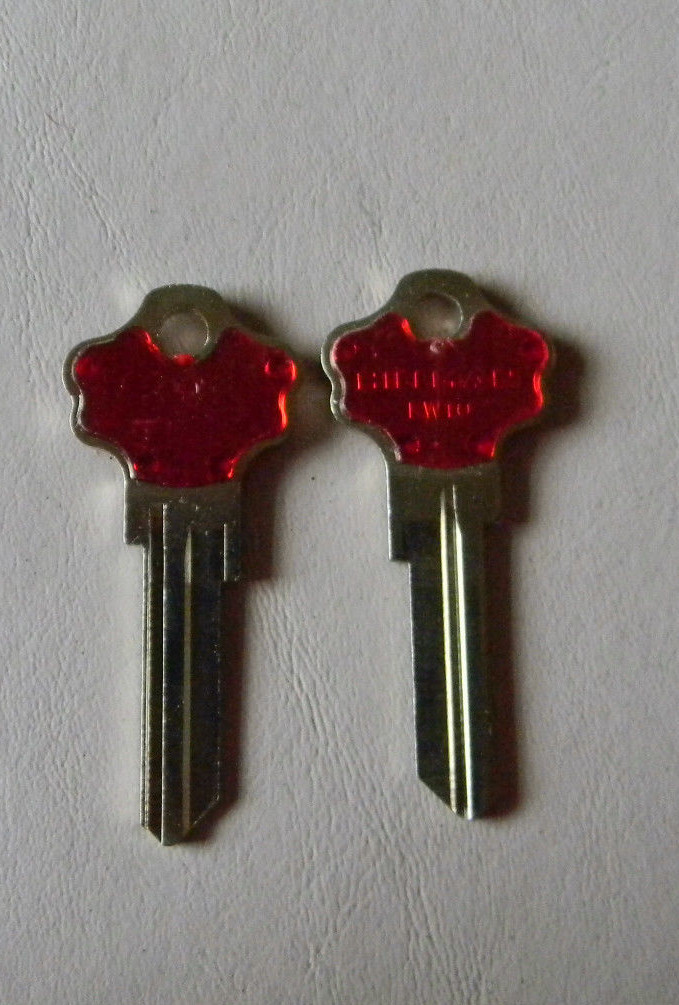 Kwikset Titan KW10  Key Blanks(2) Red By Hillman