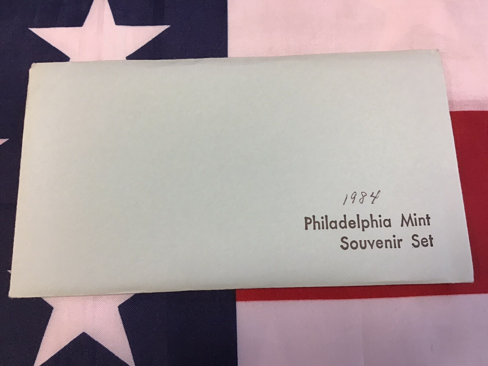 1984-P Official US Mint Souvenir Set with Envelope.