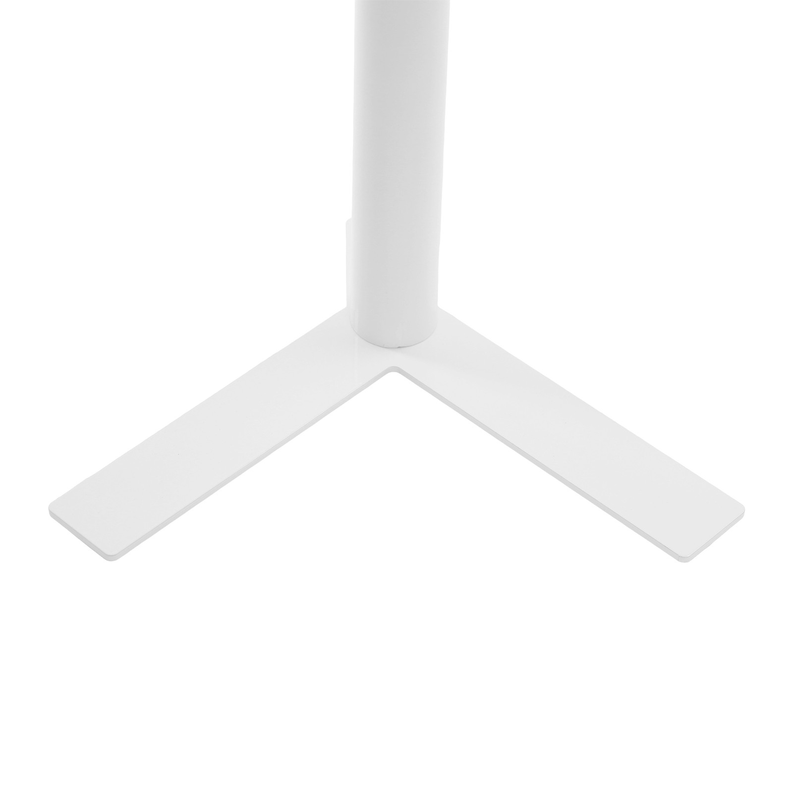Modern Freestanding End Table, C Shaped Metalside Table With Wide Round Tabletop