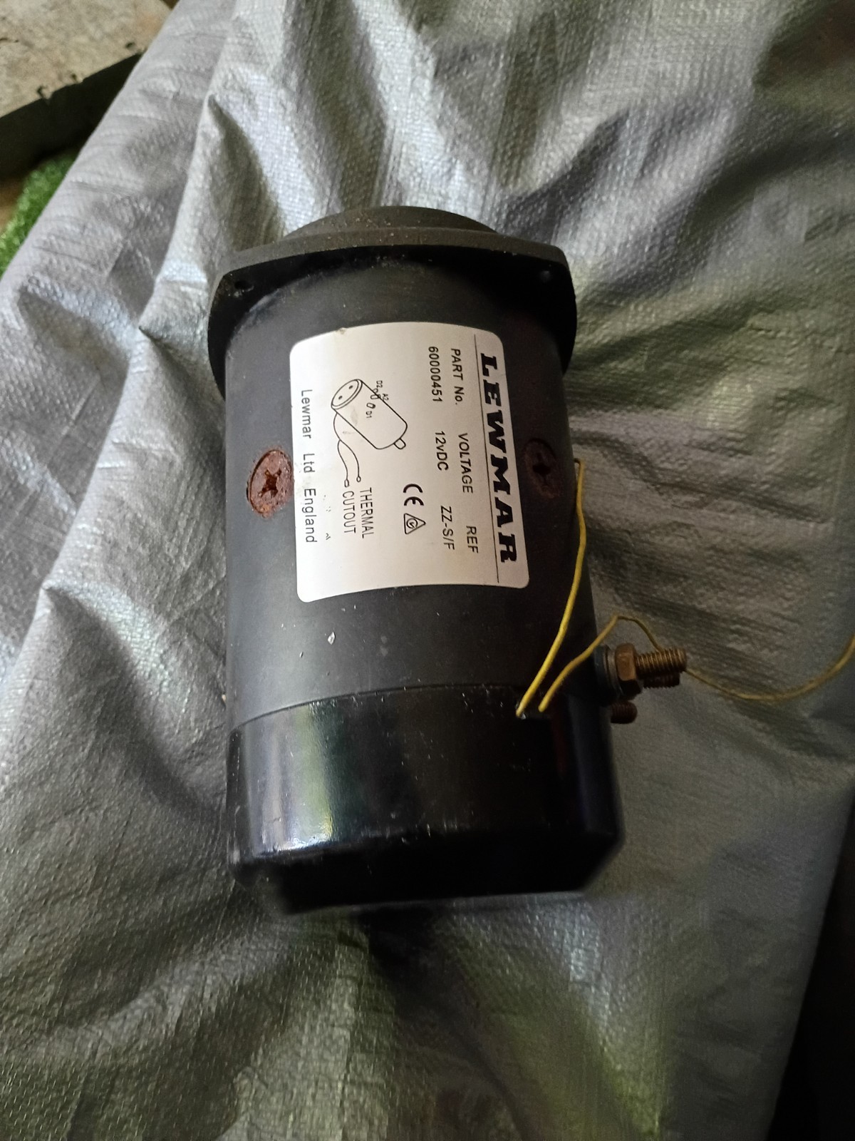 Lewmar Windlass Motor #60000451   12 Volt