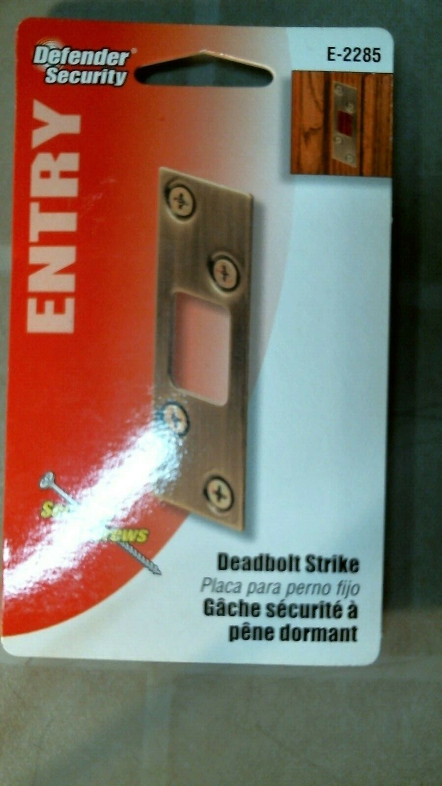 PrimeLine E-2285 Deadbolt Strike, Entry, FREE SHIPPING