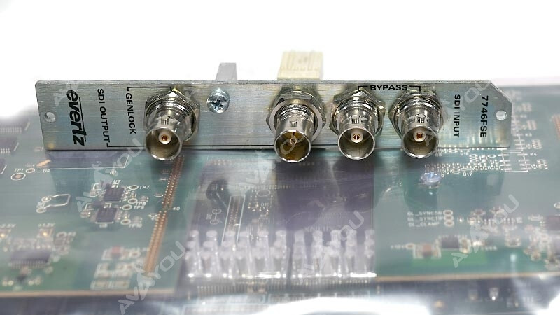 Evertz 7746FSE-HD +3RU HD/SD SDI Frame Synchronizer Sync Rev.A *SD backplane