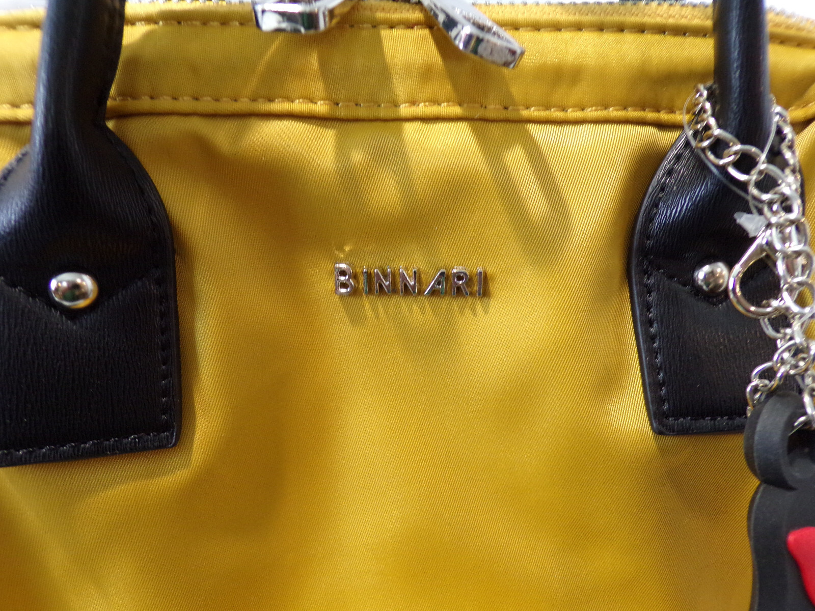 Backpack Daybag BINNARI PROJECT Yellow/Black Trim NWOT