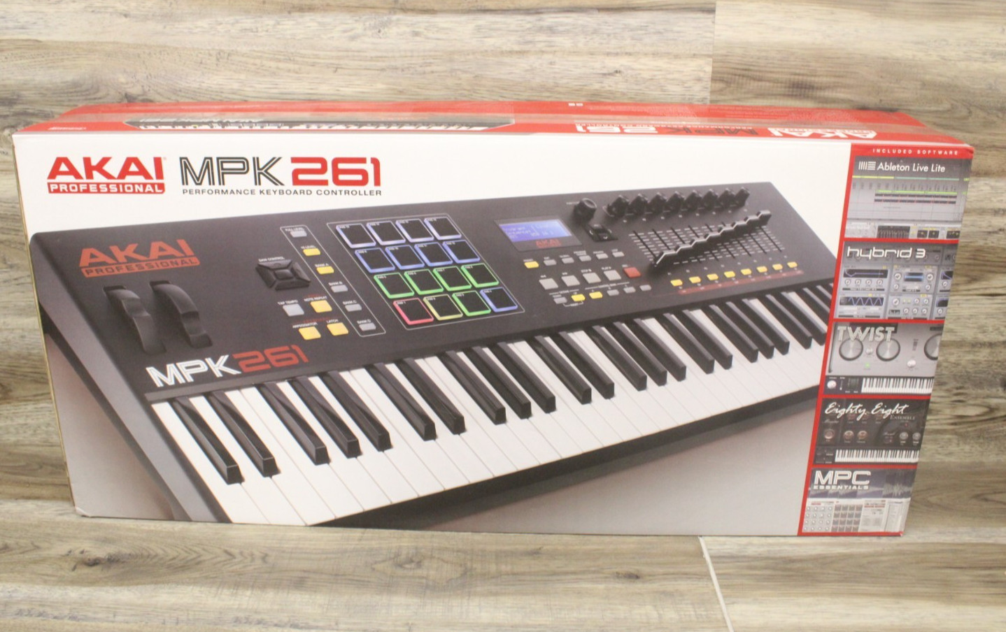 AKAI Professional MPK261 Performance Keyboard Controller- 61-keys Midi 