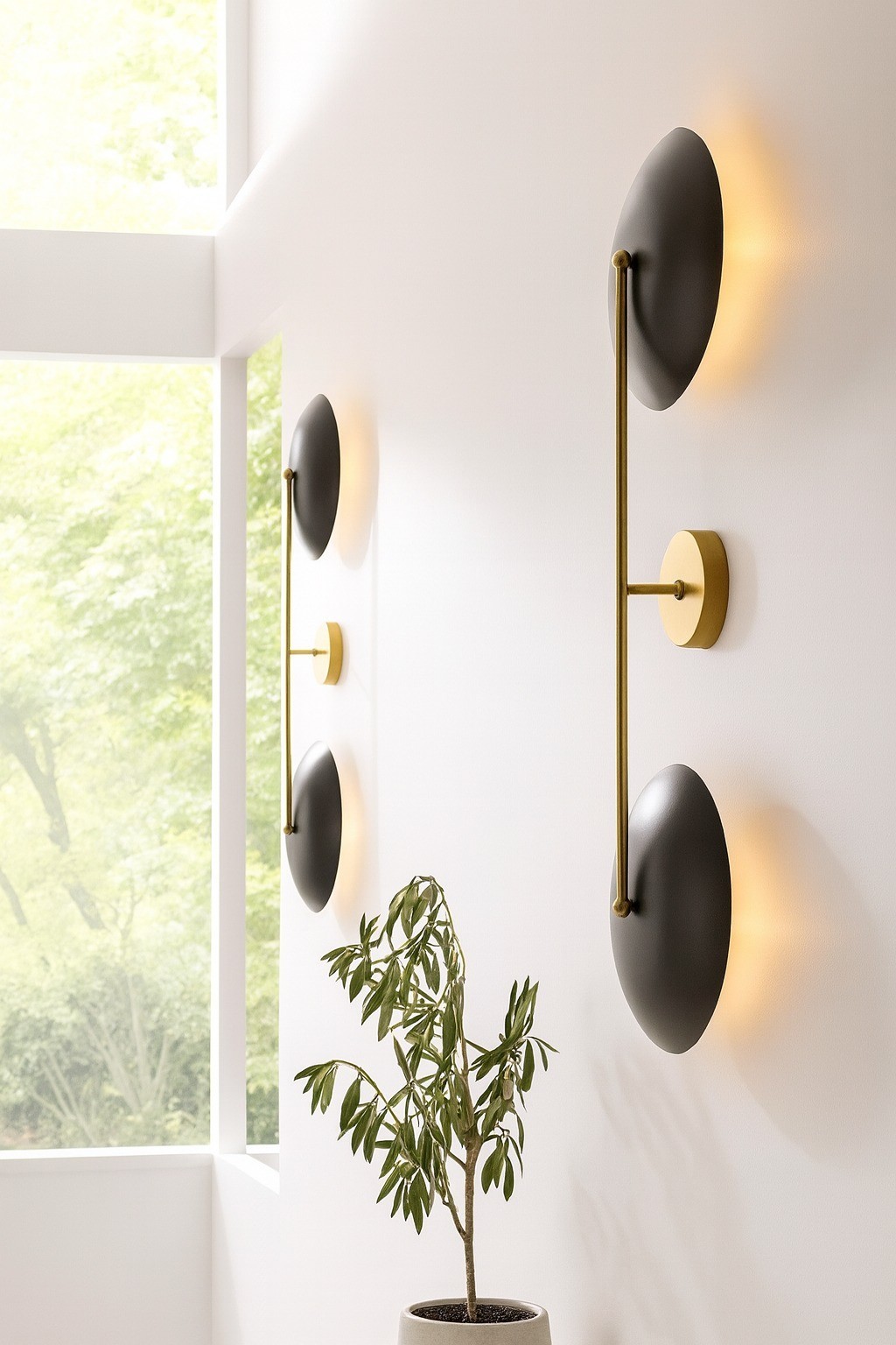 Mid Century Modern Wall Sconce Black Light Wall Lamp Wall Light Bedside Lamp Gif