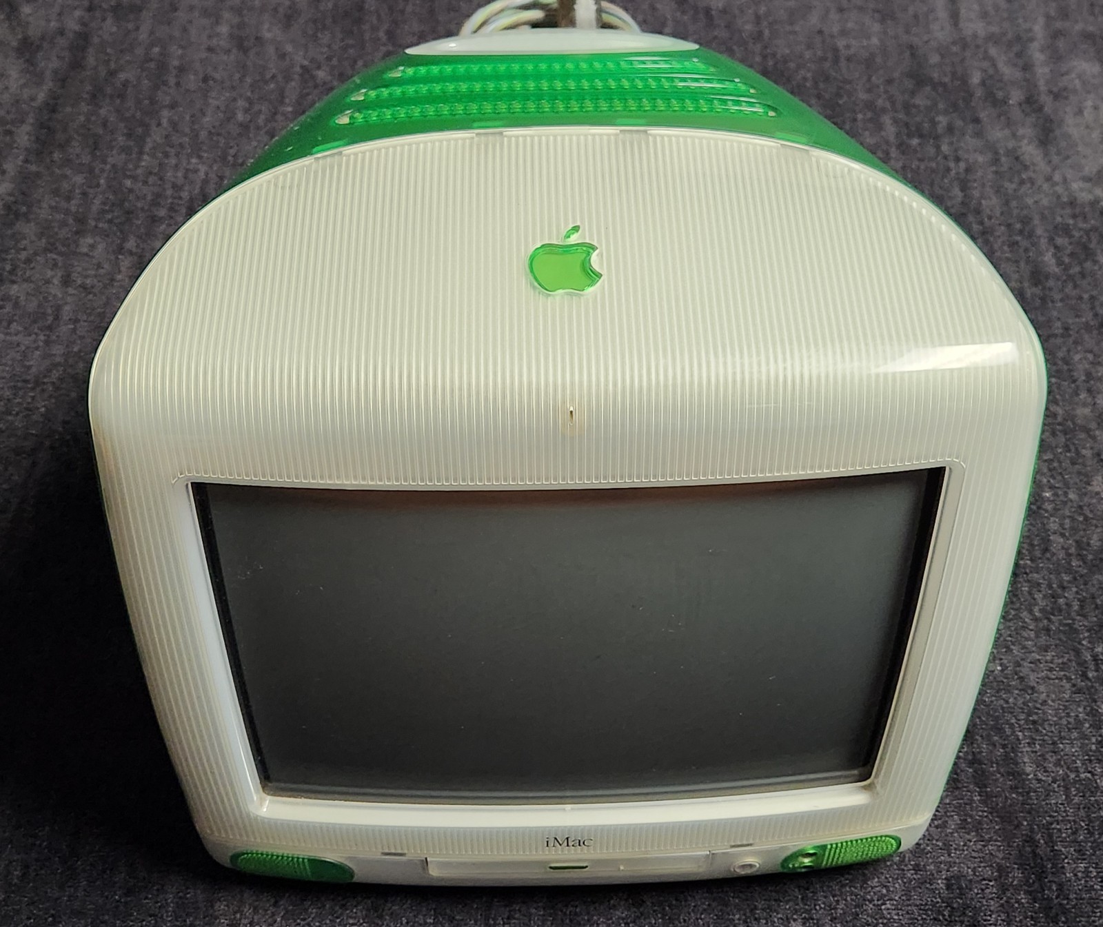 Vintage Apple iMac G3 Lime Green M7444LL/A Computer with Mouse & Keyboard