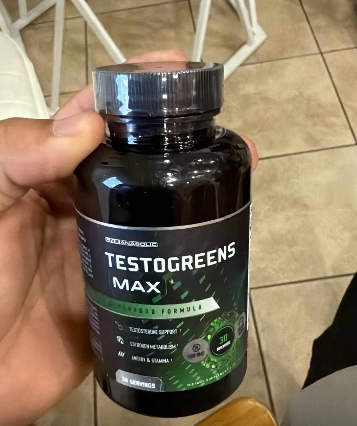 Live Anabolic Testogreen Max Superfood Formula Energy Support 60 Capsules
