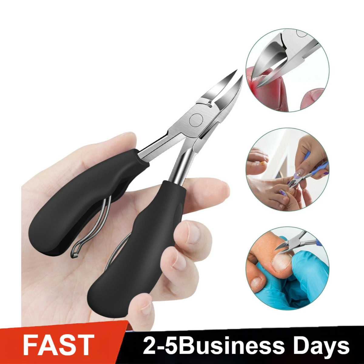 Heavy Duty Toenail Clippers for Seniors, Designed for Thick & Ingrown Toenails