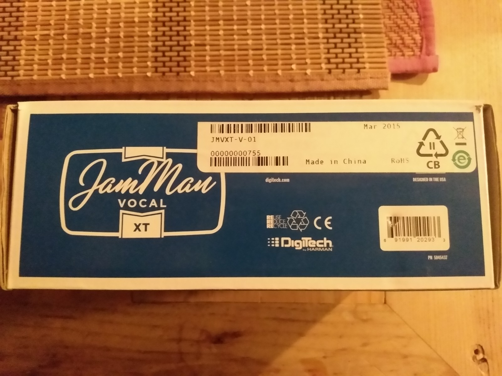 DigiTech JMVXT JamMan Vocal XT Looper No Adapter