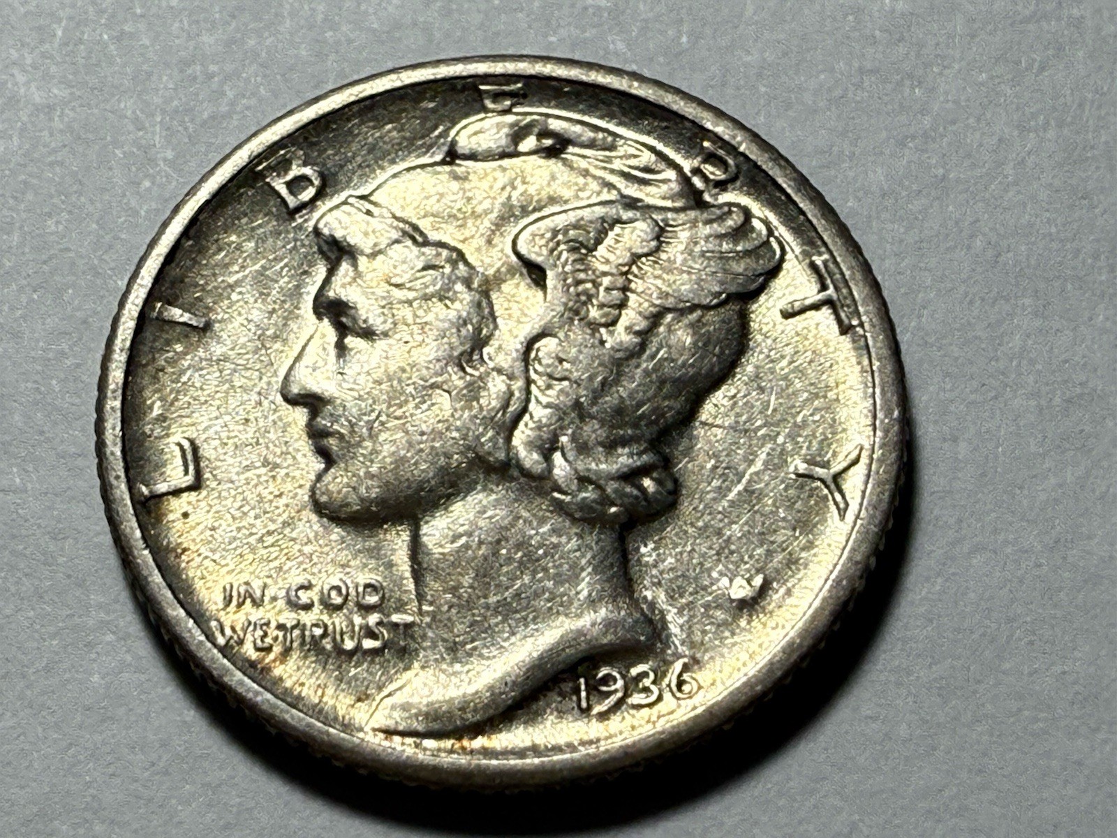 1936 D MERCURY DIME SILVER U.S. COIN * GET WHAT U C * SHIPS FREE