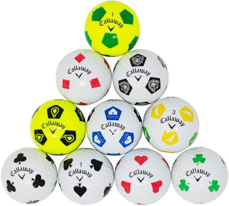 36 Callaway Chromesoft Truvis Mix Used Golf Balls, Good Condition, AAA Quality