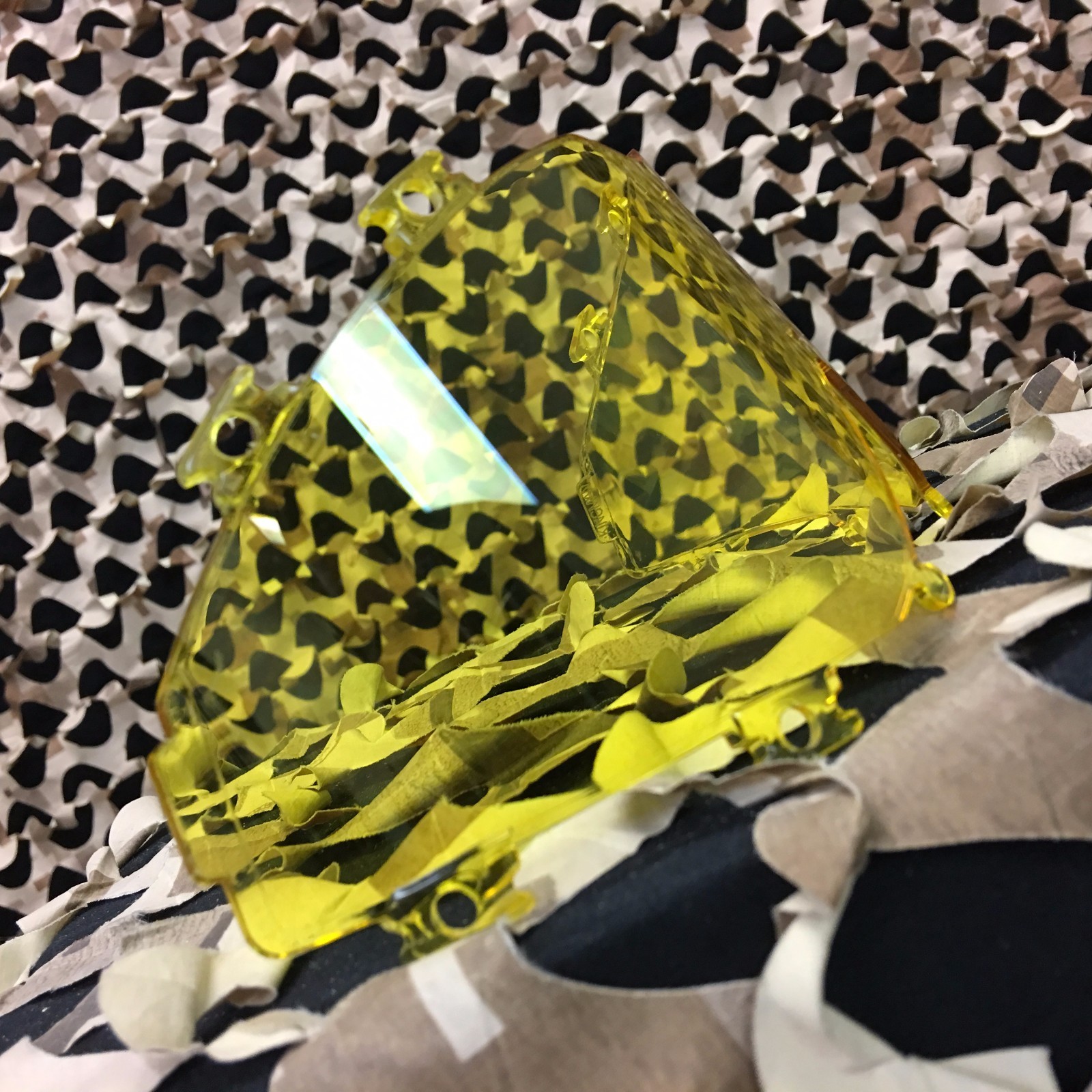 NEW Kingman Java X-Type Paintball Replacement Goggle Single Lens - Yellow