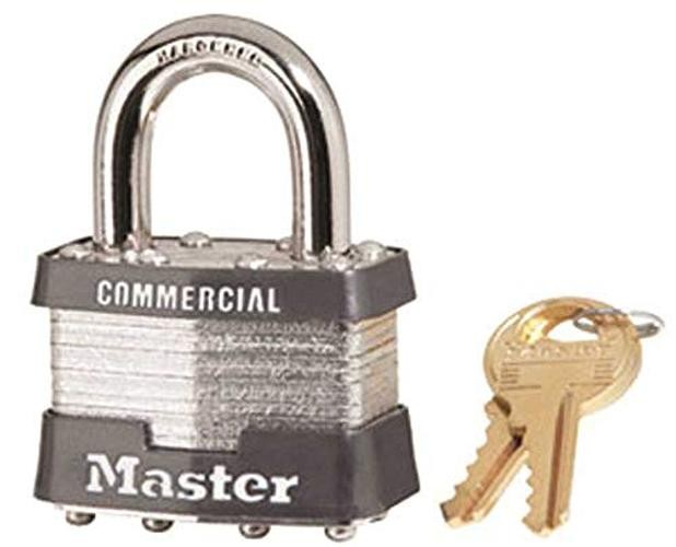 Keyed Padlock, Alike, 1-3/4"W