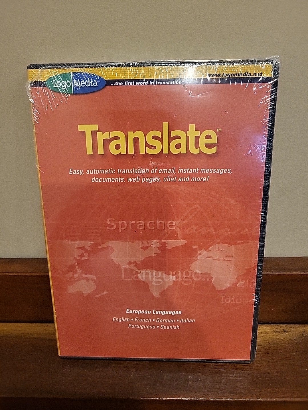 LOGO MEDIA TRANSLATE 6 European Languages DISC NEW SEALED French Spanish German