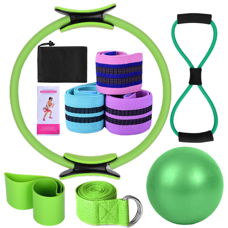 Karlak Yoga Sets For Women Pilates At Home Equipment Pilates Magic Ring For