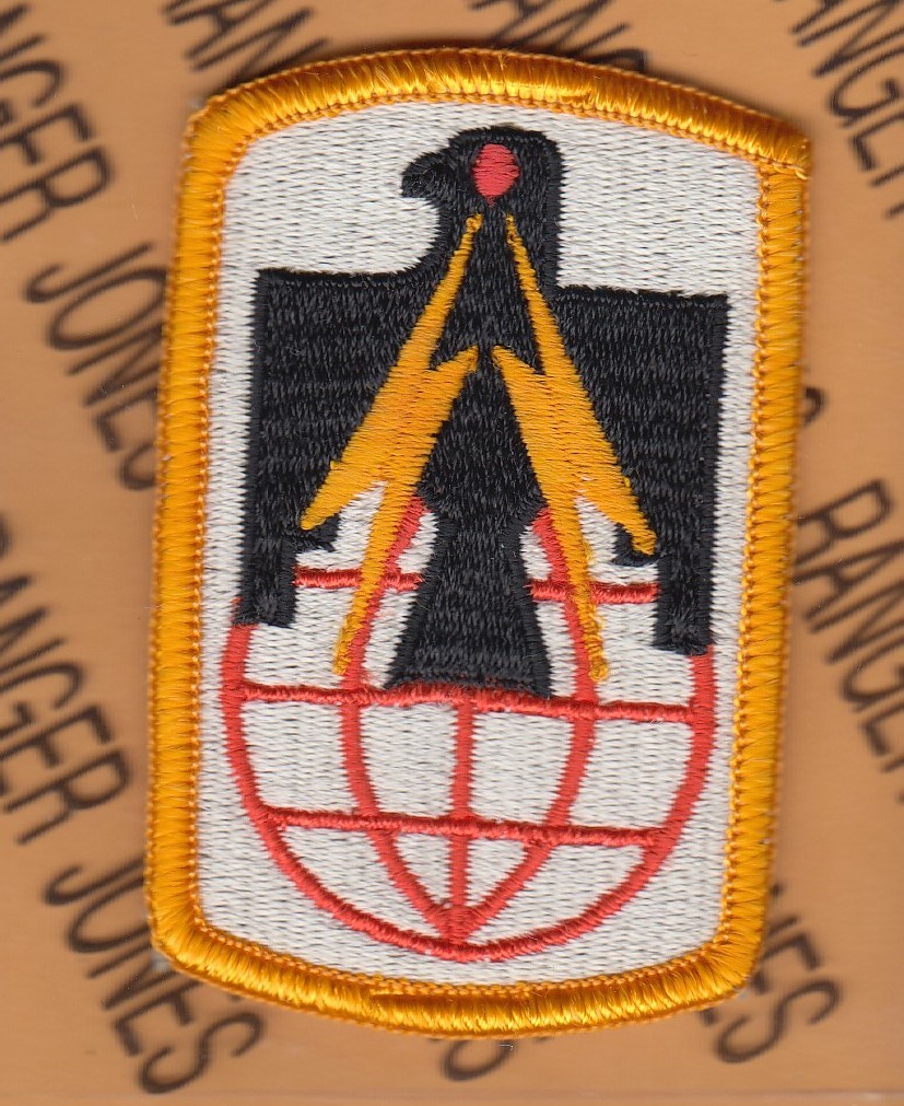 US Army 11th Signal Brigade dress uniform patch m/e